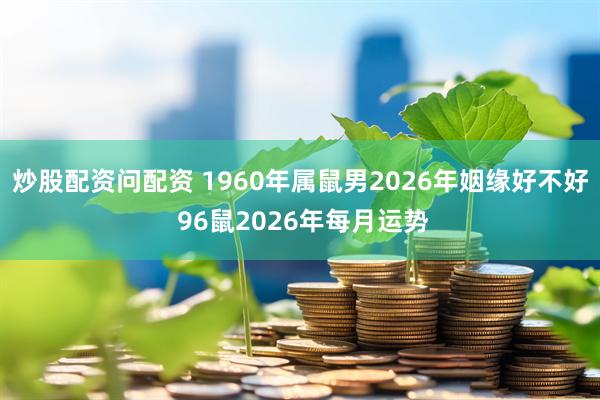 炒股配资问配资 1960年属鼠男2026年姻缘好不好 96鼠2026年每月运势